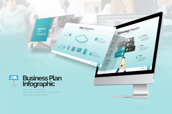 Business Plan Infographic Keynote: A Tool for Professional and Flexible Presentations