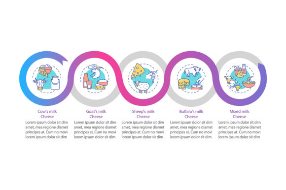 Cheese Production Infographic Design
