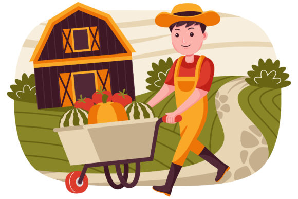 Farm Vector Illustration 02: Elevating Visual Design with Versatile Assets
