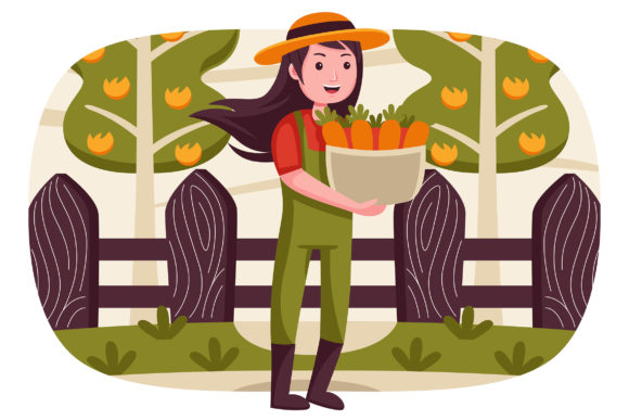 Farm Vector Illustration 03 – Your Go-To Design Resource for Creative Visual Projects