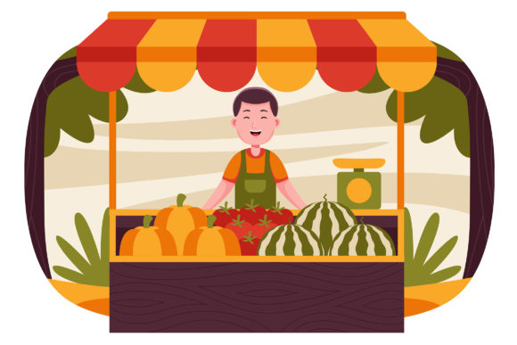 Farm Vector Illustration 10 for Creative Design Projects