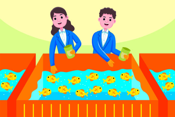 Fish Farmer Profession: Empowering Aquaculture Through Creative Design