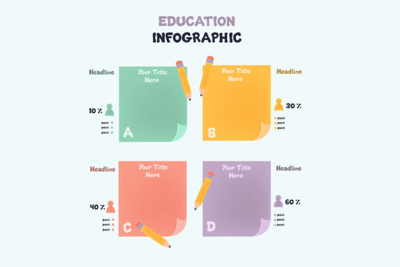 Gradient Design Education Infographic for Visual Learning