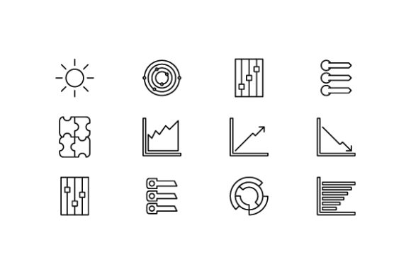 Infographic Line Icon Design Vector: Clean, Versatile, and Built for Impact