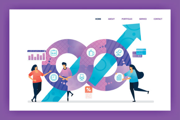 Landing Page of Business Infographic: Smart Design Choices for Better Data Communication