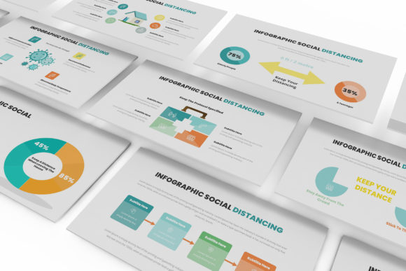 Social Distancing Infographic Keynote: Clean Design for Impactful Presentations