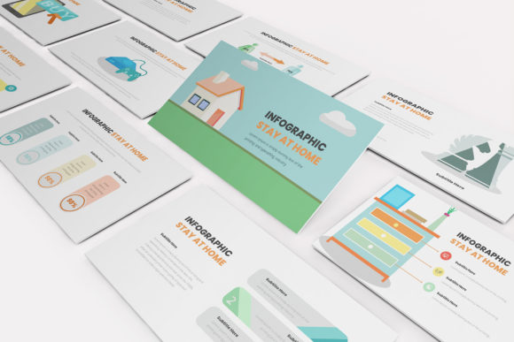 Stay at Home Infographic Keynote: Visualize Home Life with Impact